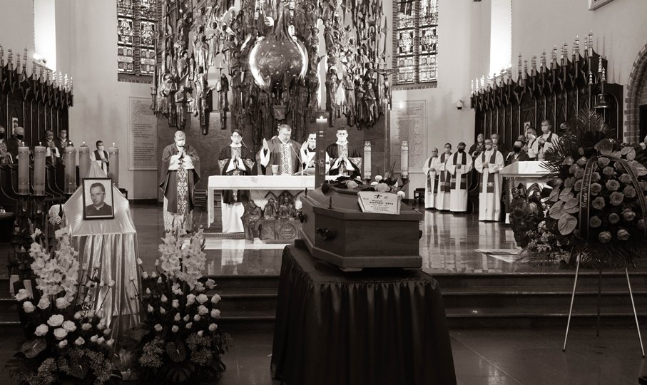 Msza Św. pogrzebowa za śp. br. Wojciecha w naszej katedrze